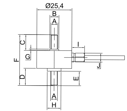 single axis load cell x s05 25