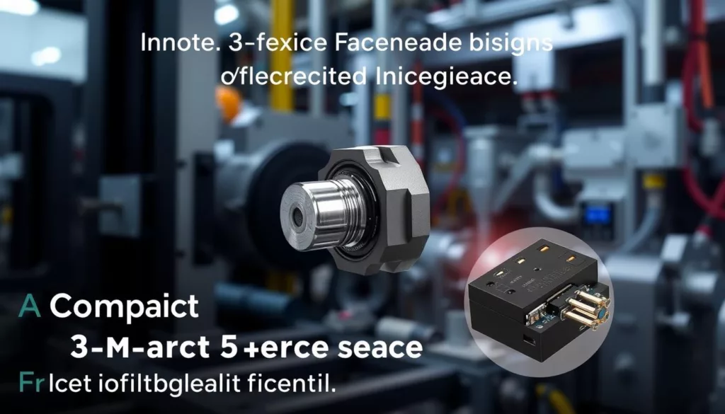 Compact 3 axis force sensor for limited space applications