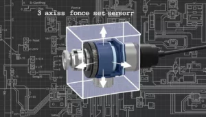 How does a 3 axis force sensor work?