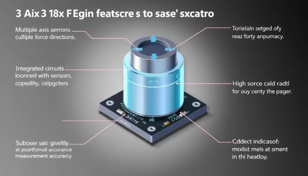 key features of 3 axis force sensors