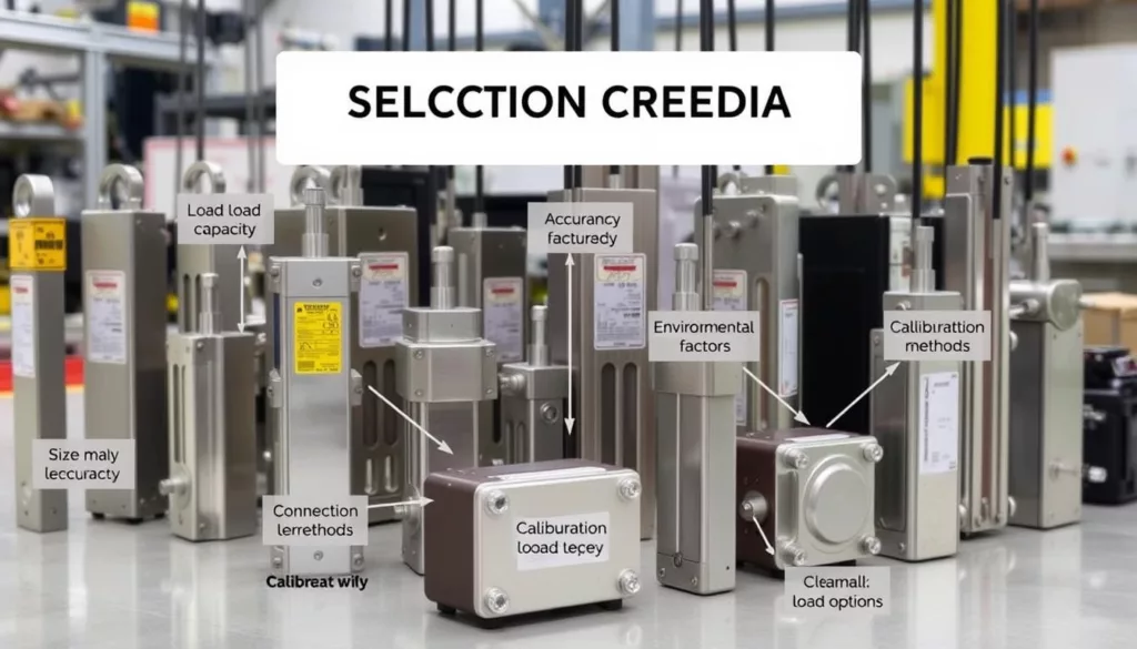 load cell selection criteria