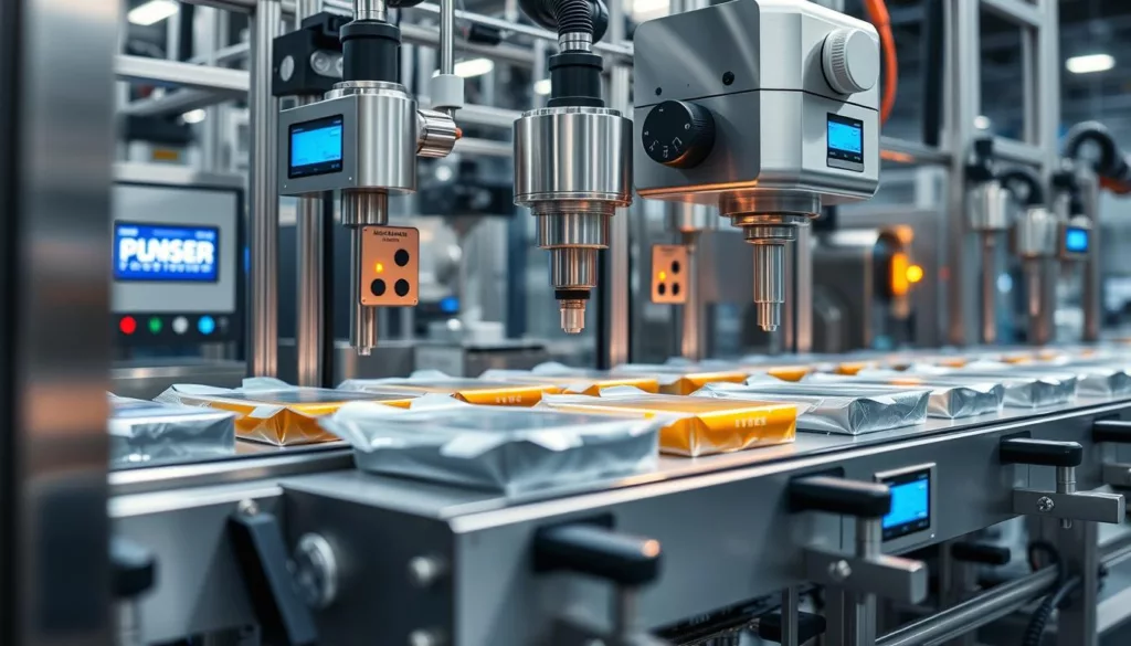 quality control sensors in packaging line monitoring