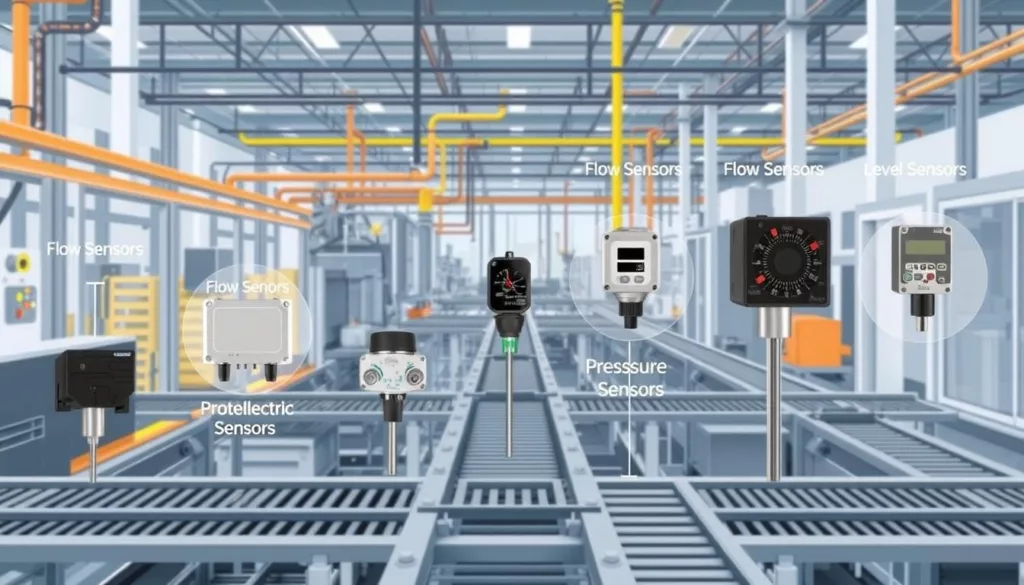 types of industrial automation sensors