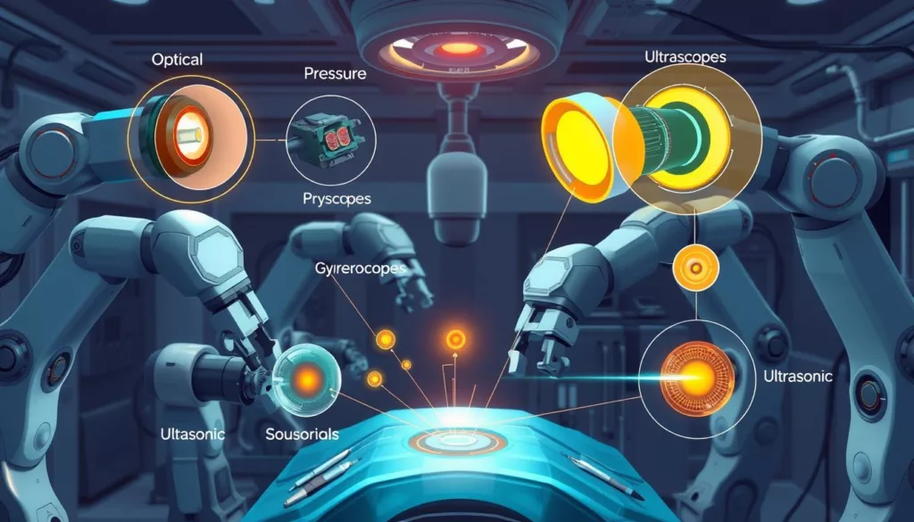 types of sensors in medical robotics